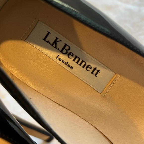 LK BENNETT Black Patent Leather Pumps—Never worn - Picture 5 of 5